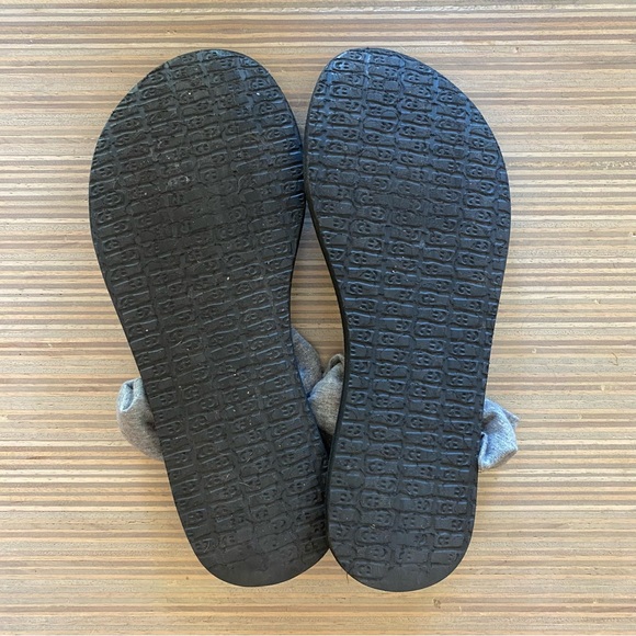 Sanuk Yoga Sling Sandals Heather Grey Black 6 - Picture 6 of 7